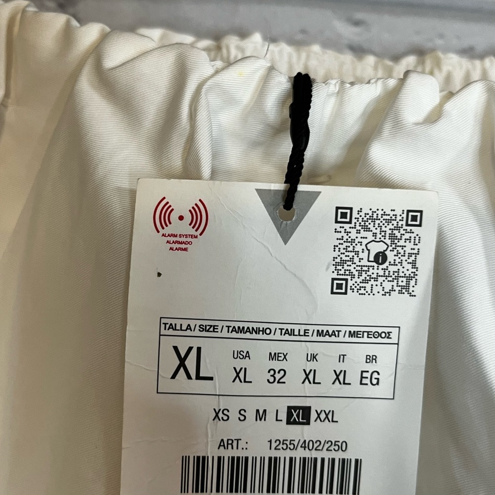 Zara White Midi A-Line Skirt - Picture 3 of 5